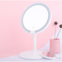 Настольный макияж светодиодный зеркальный спальня круглая форма